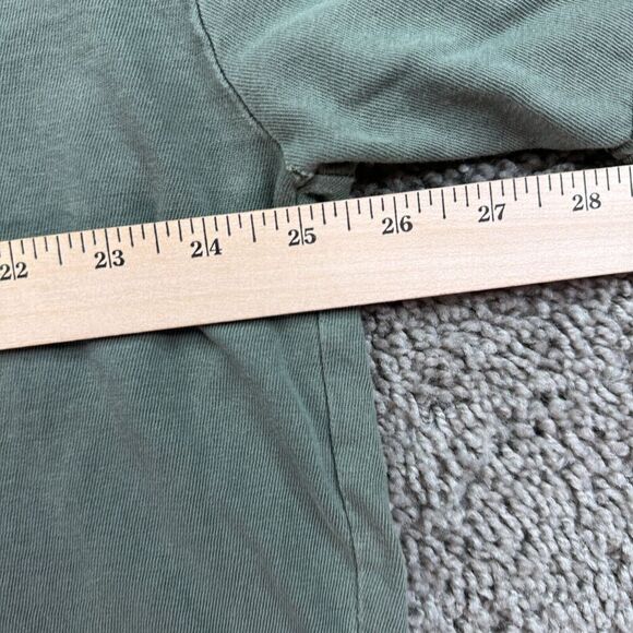 St Thomas Shirt Mens Extra Large Green White Virgin Islans USVI Casual FLAW - Picture 8 of 12